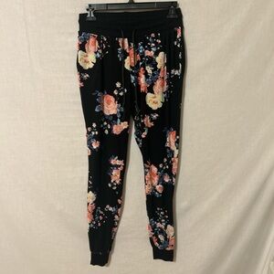 Floral Print Joggers